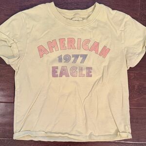 American Eagle 1977 Yellow T-Shirt women’s XS
